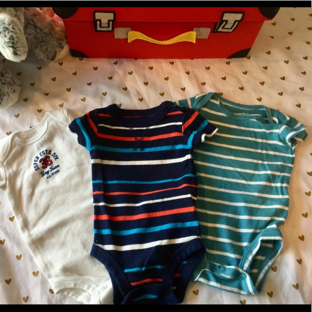3 Pack Baby Onesies by Carters